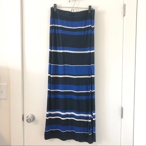 Club Monaco Striped Maxi Skirt